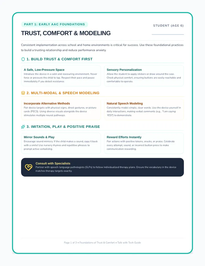 Talk Tech Staff Guide