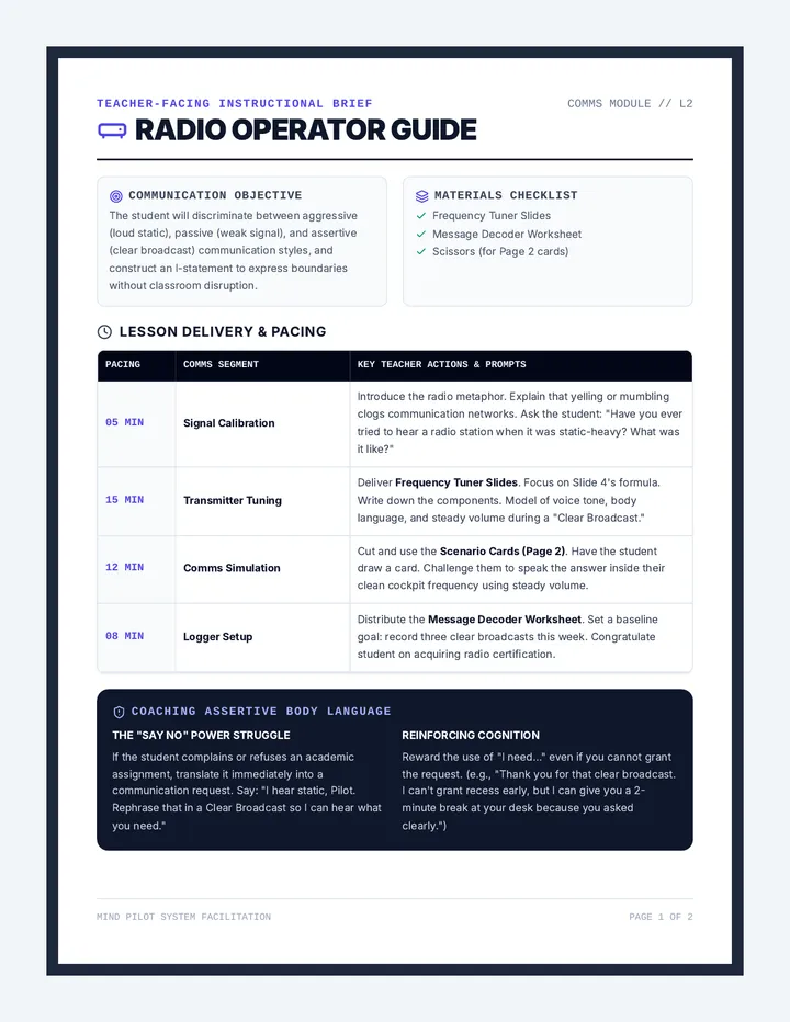 Radio Operator Guide