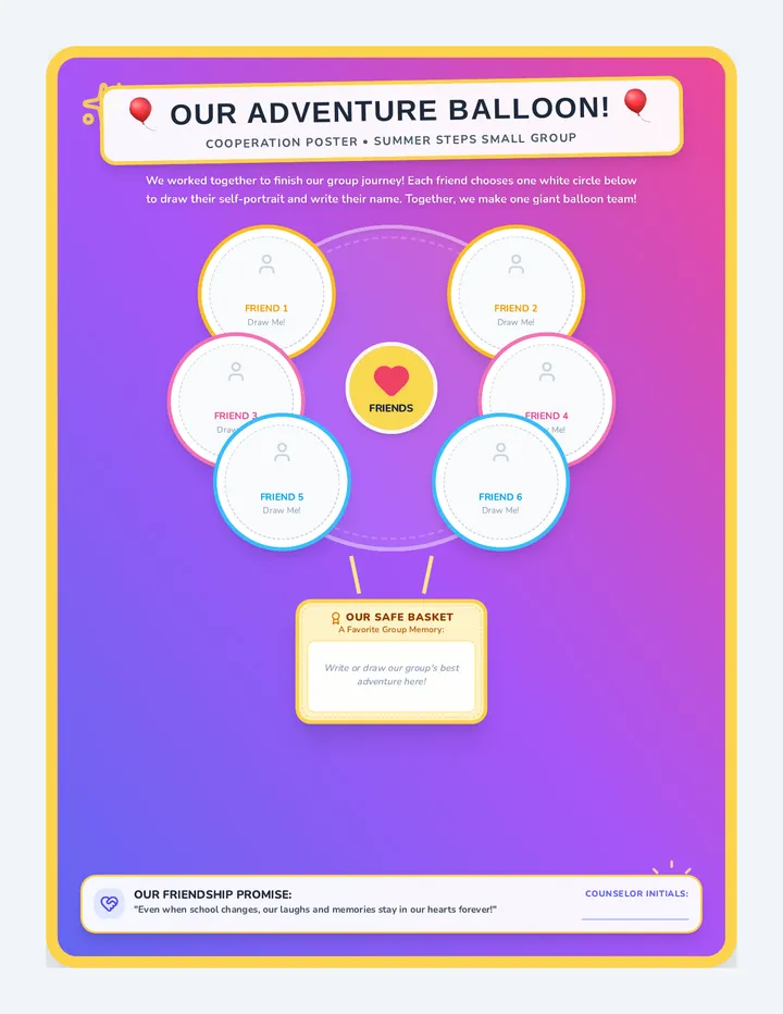 Adventure Balloon Poster