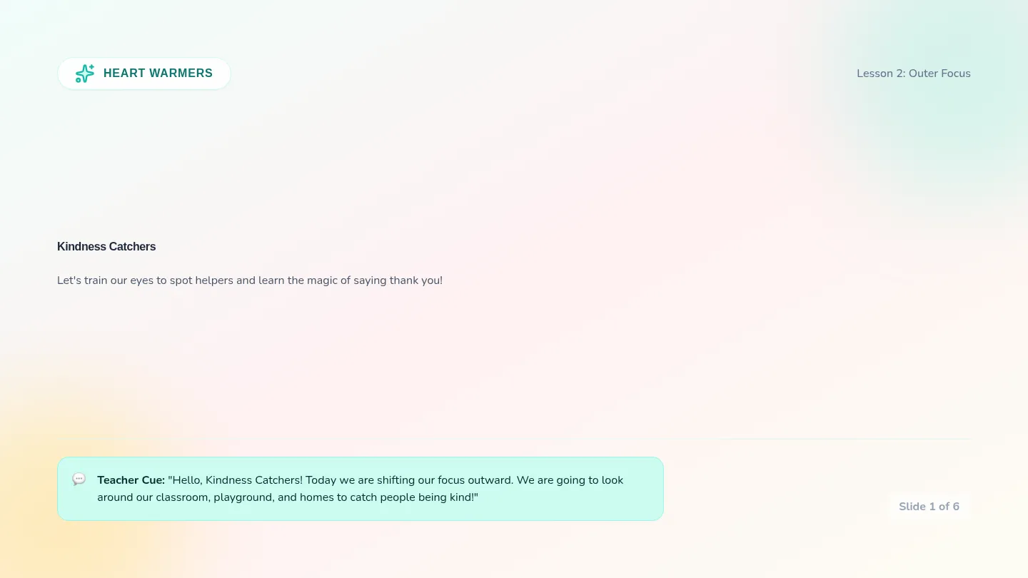 Kindness Catchers Slides