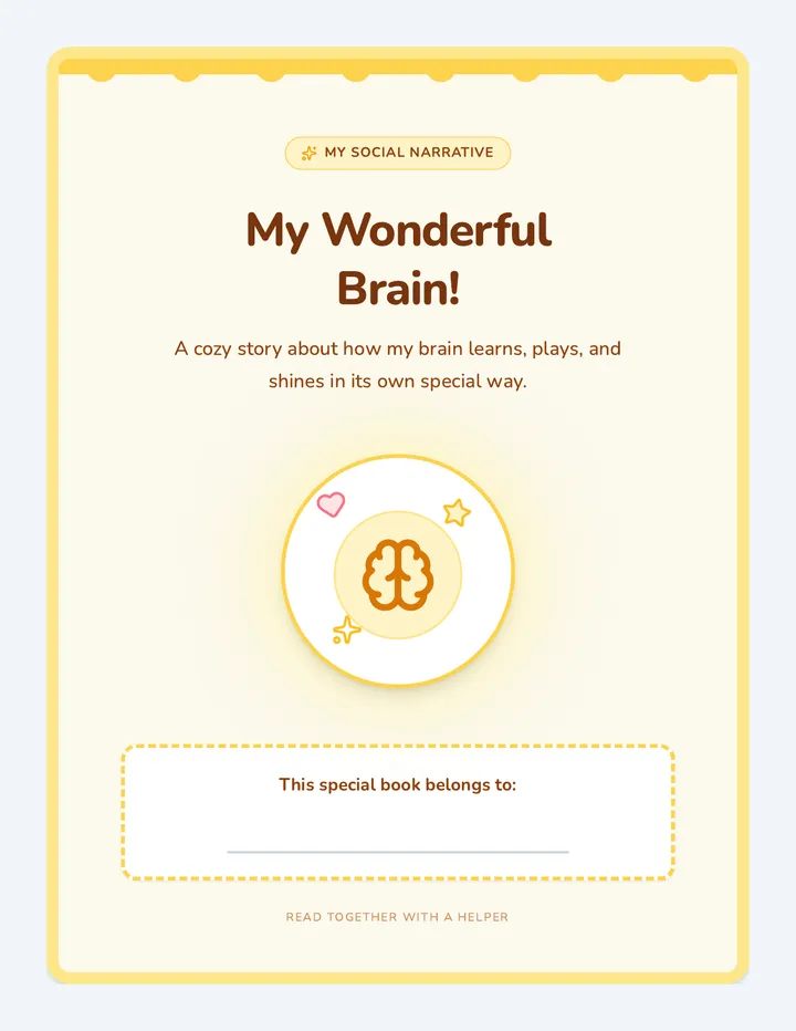 My Wonderful Brain Booklet
