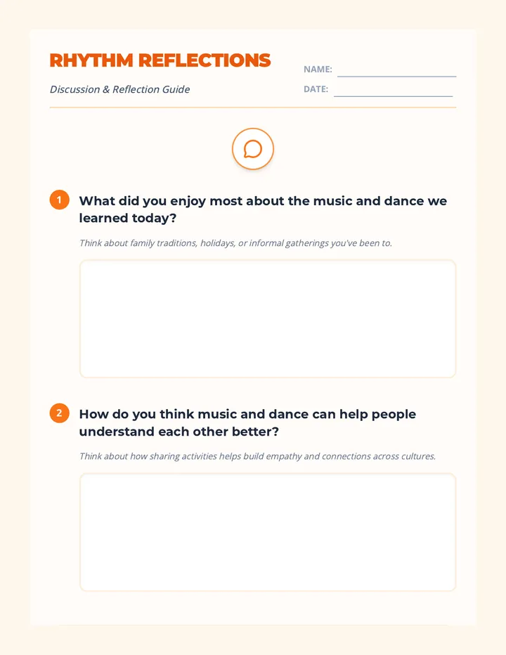 Rhythm Reflections Handout