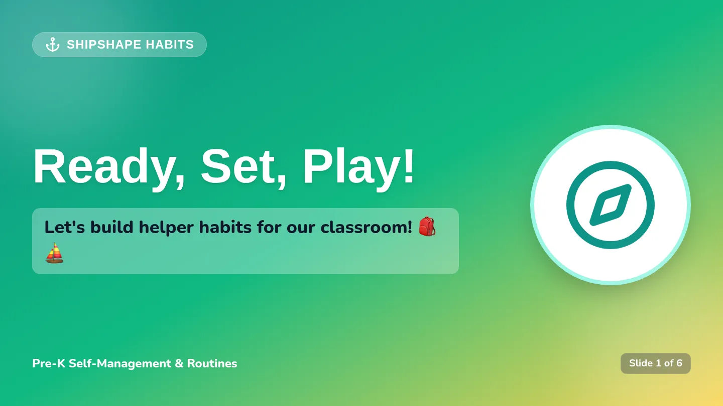 Shipshape Habits Slides