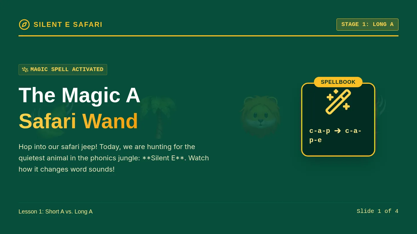 Magic A Safari Slides