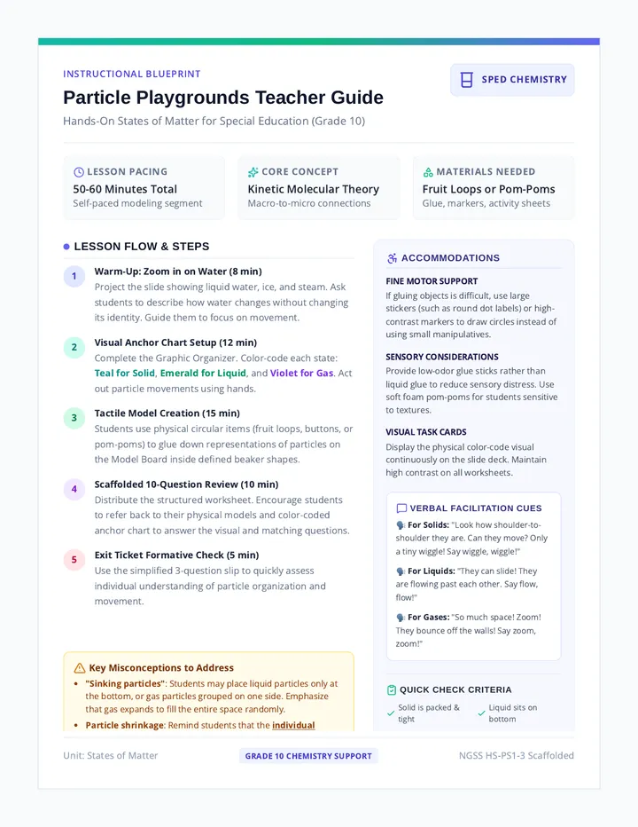 Particle Playgrounds Teacher Guide