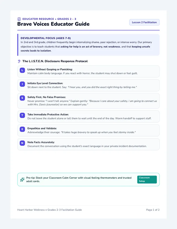 Brave Voices Educator Guide