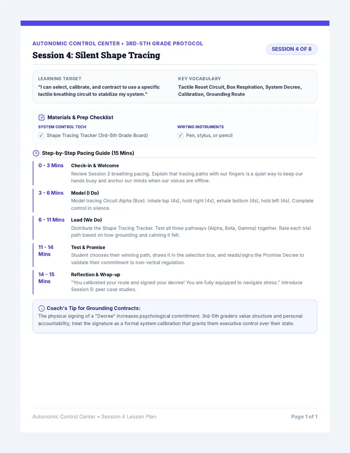 Session 4 Lesson Plan