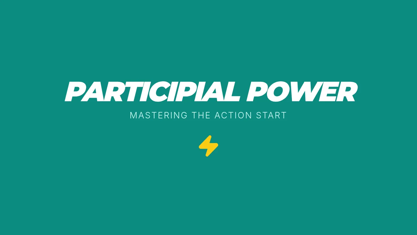 Participial Power Slides