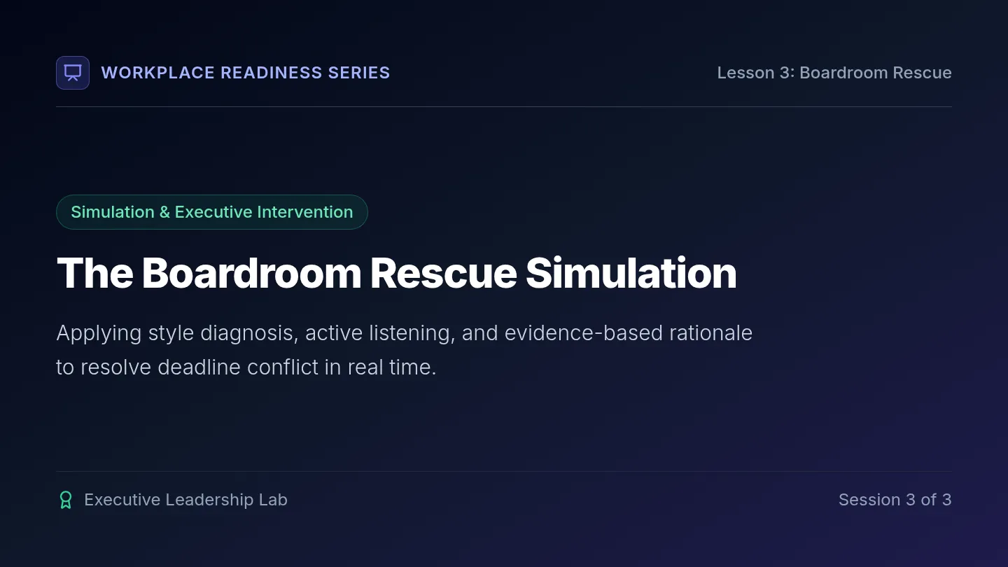 Boardroom Rescue Slides