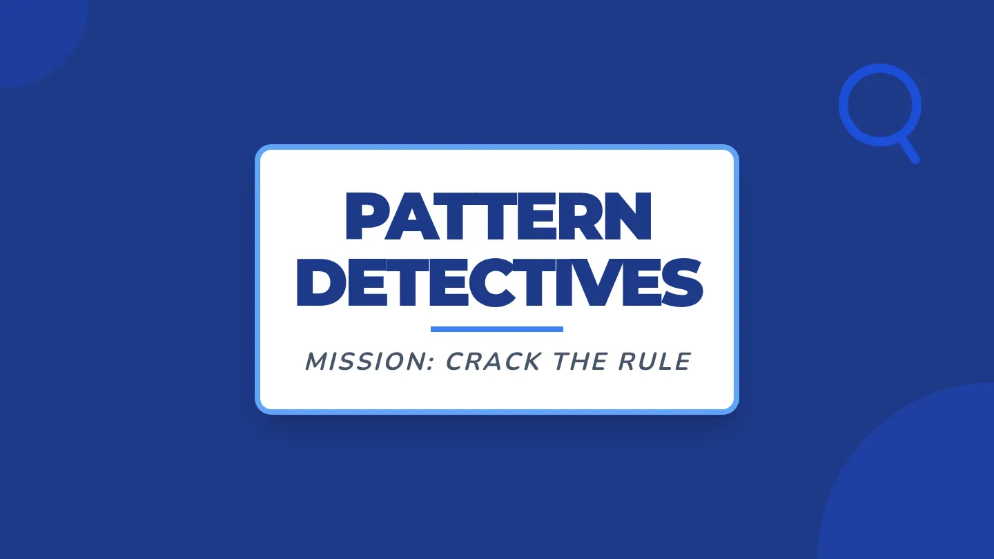 Pattern Detectives Slides