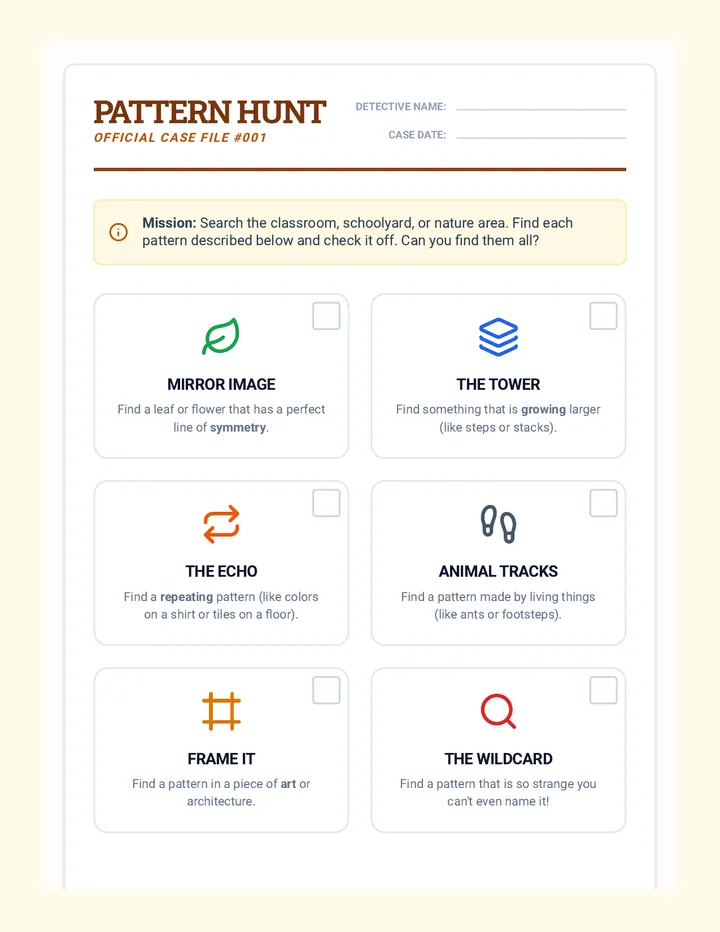 Pattern Hunt Game