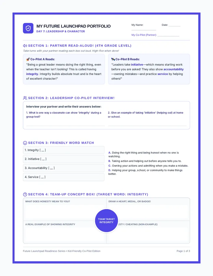 Day 7 Leadership Workbook