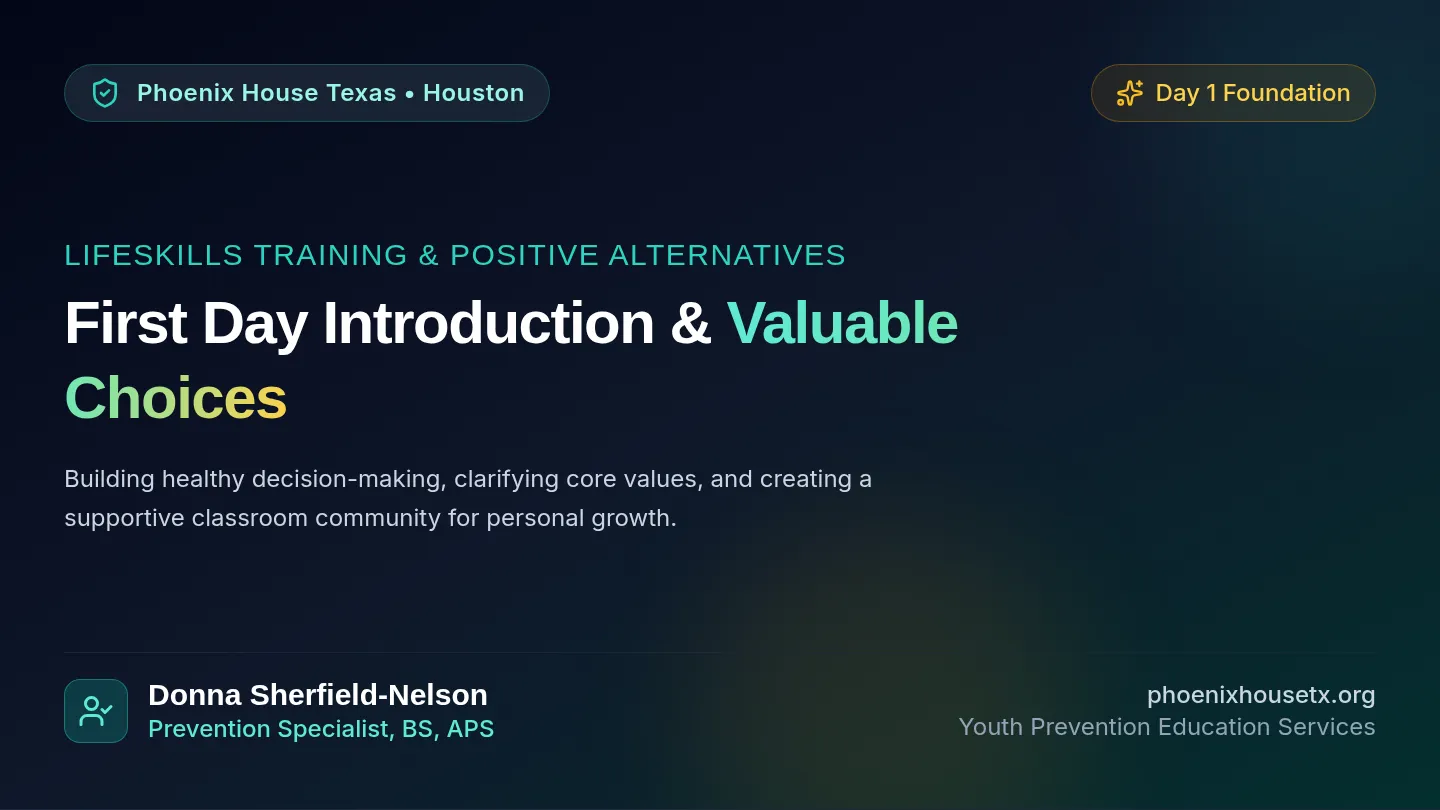 Valuable Choices Intro Slides