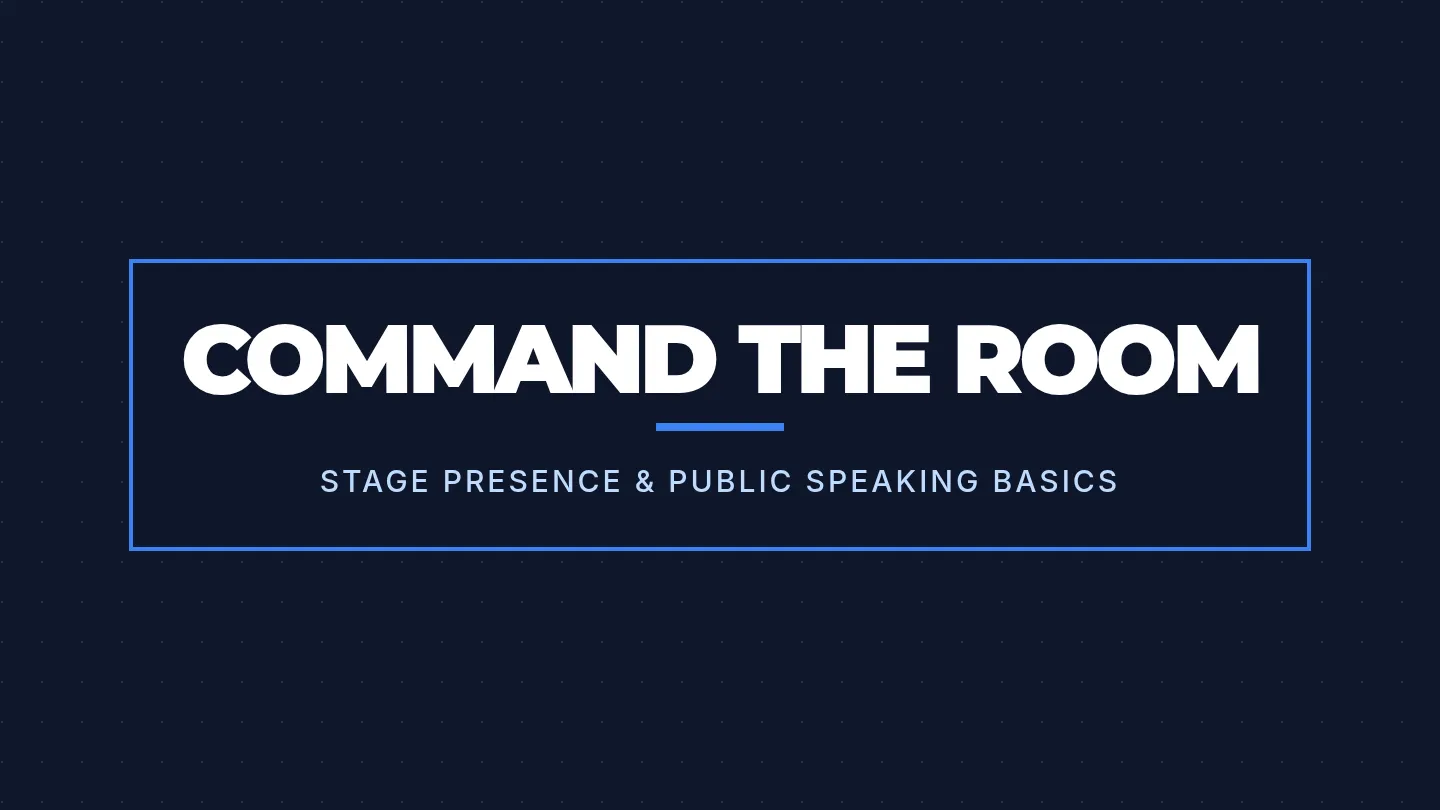 Stage Presence Slides