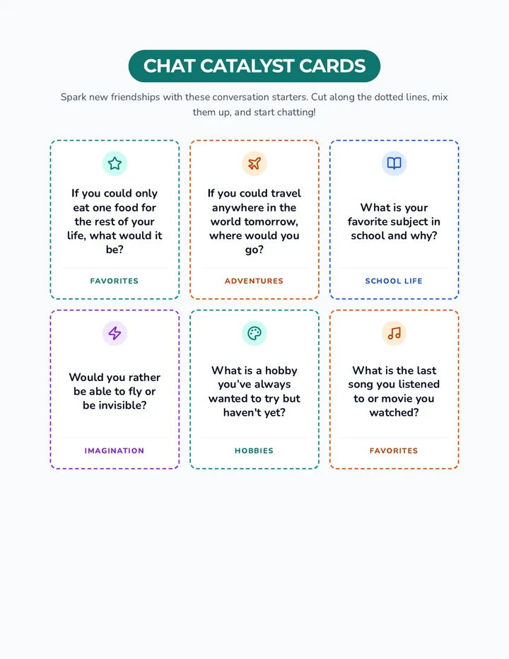 Chat Catalyst Cards