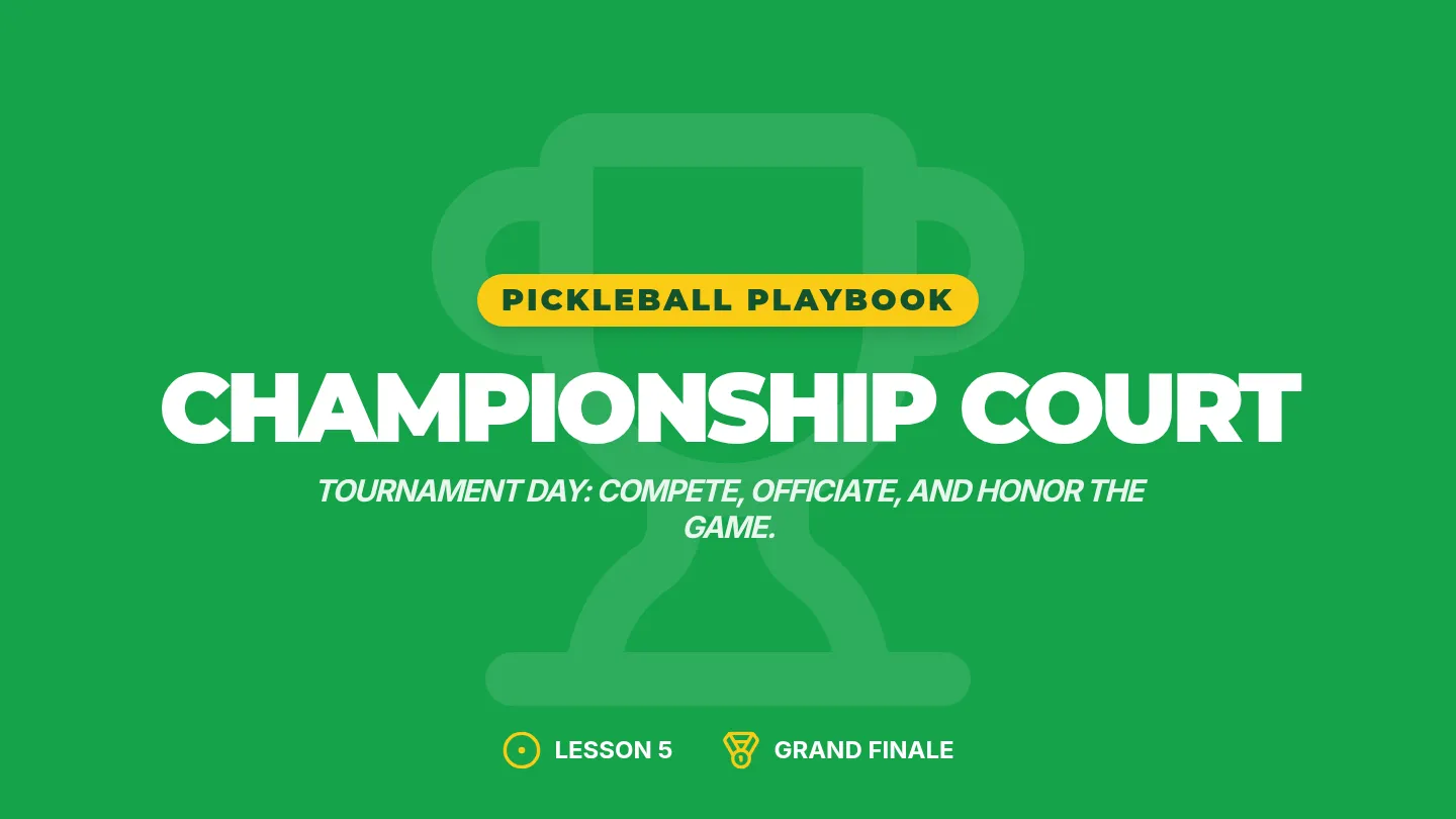 Championship Court Slides