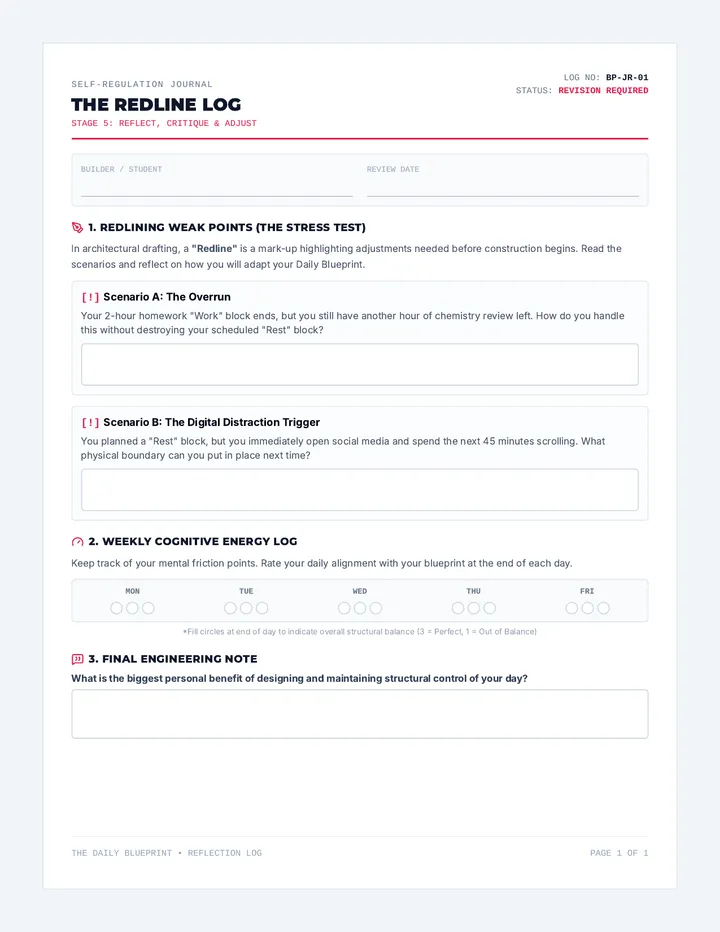 Daily Blueprint Journal