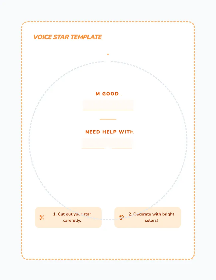 Voice Star Craft Activity