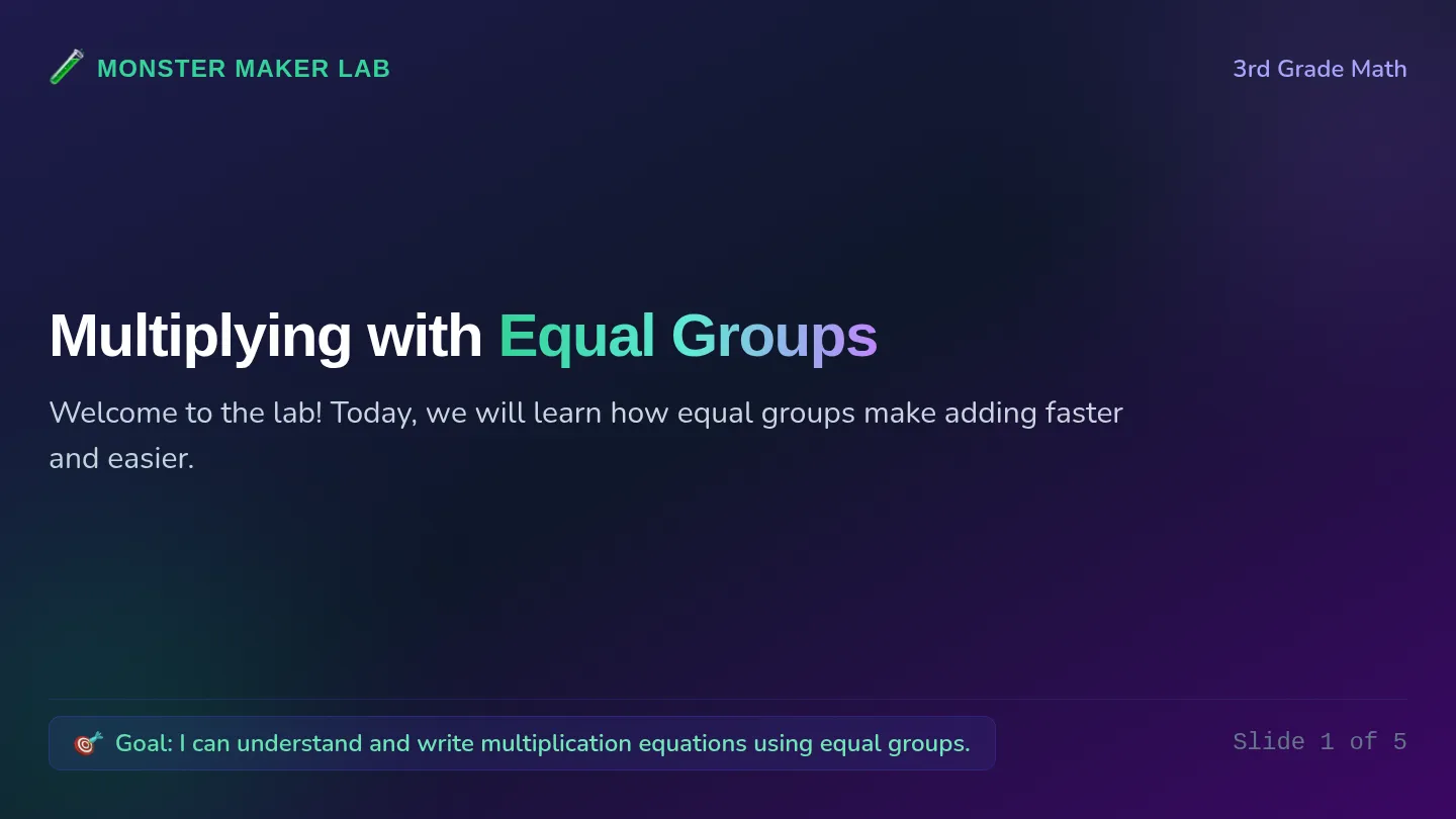 Monster Lab Slides