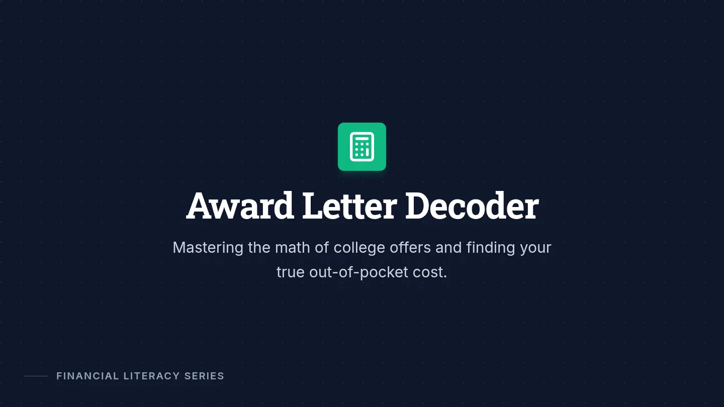 Award Letter Slides
