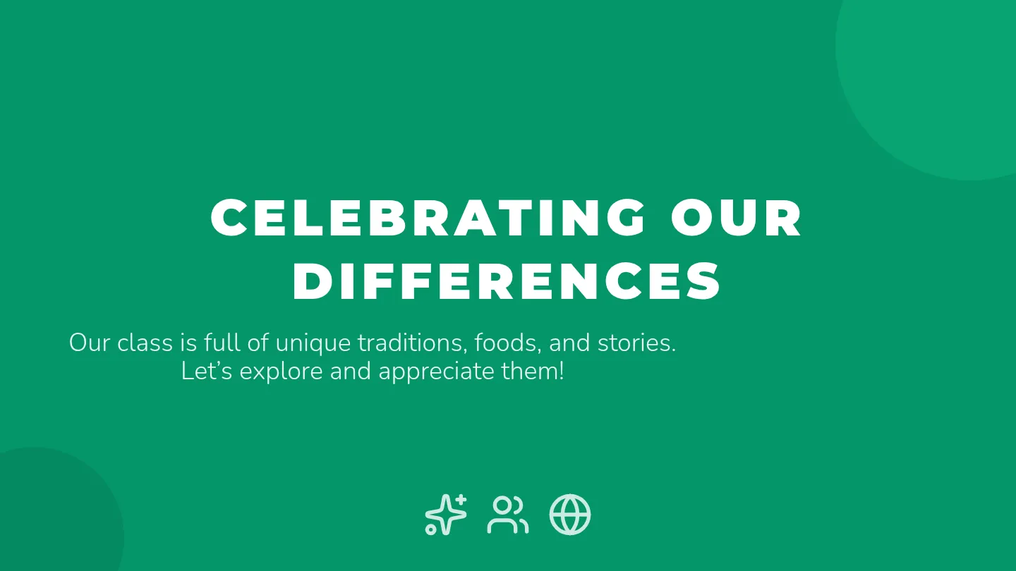 Diversity Celebration Slide Deck