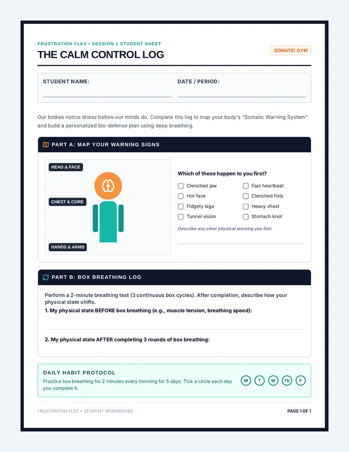 Calm Control Journal