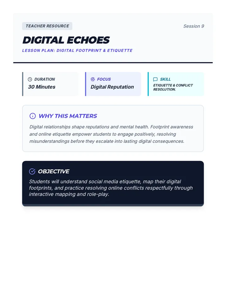 Digital Lesson Plan