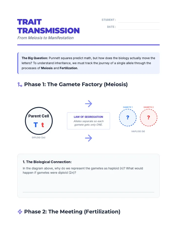 Trait Transmission Organizer