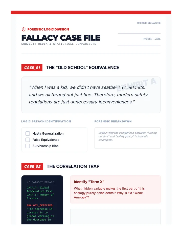 Fallacy Forensic Report