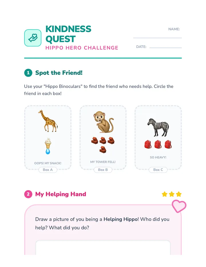 Kindness Quest Activity