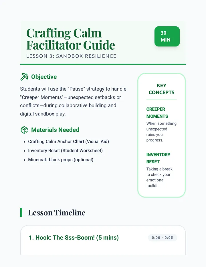 Crafting Calm Facilitator Guide