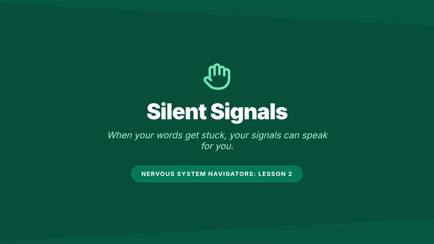 Silent Signals Slides