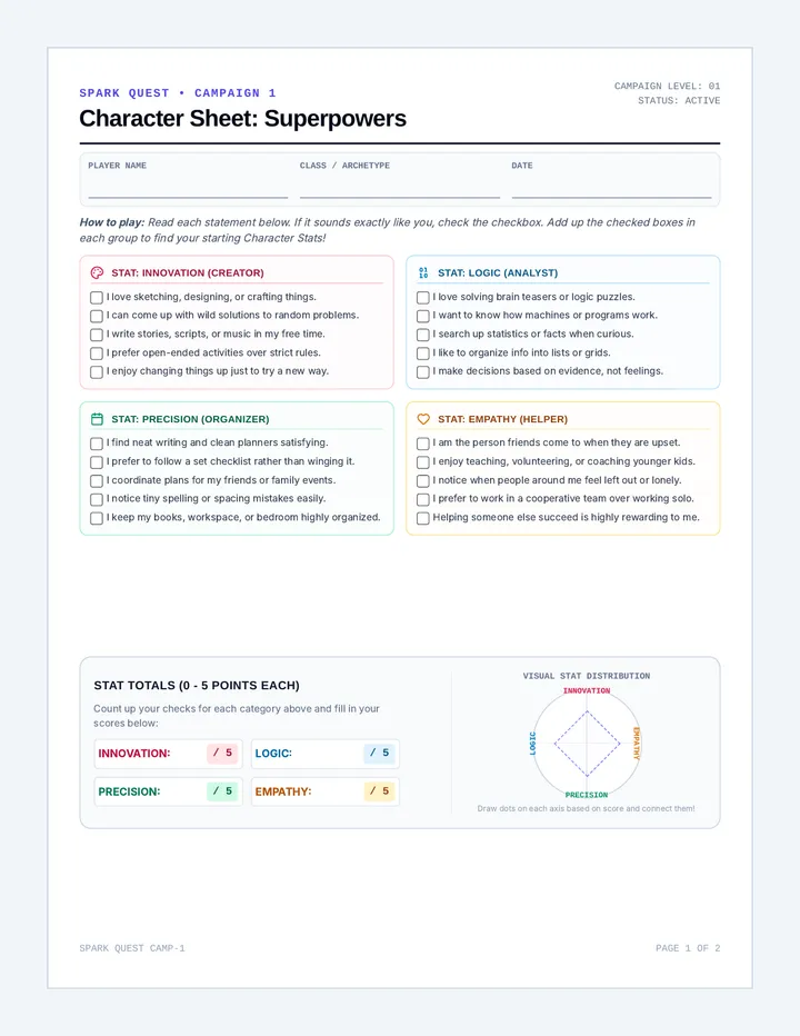 Superpower Search Handout