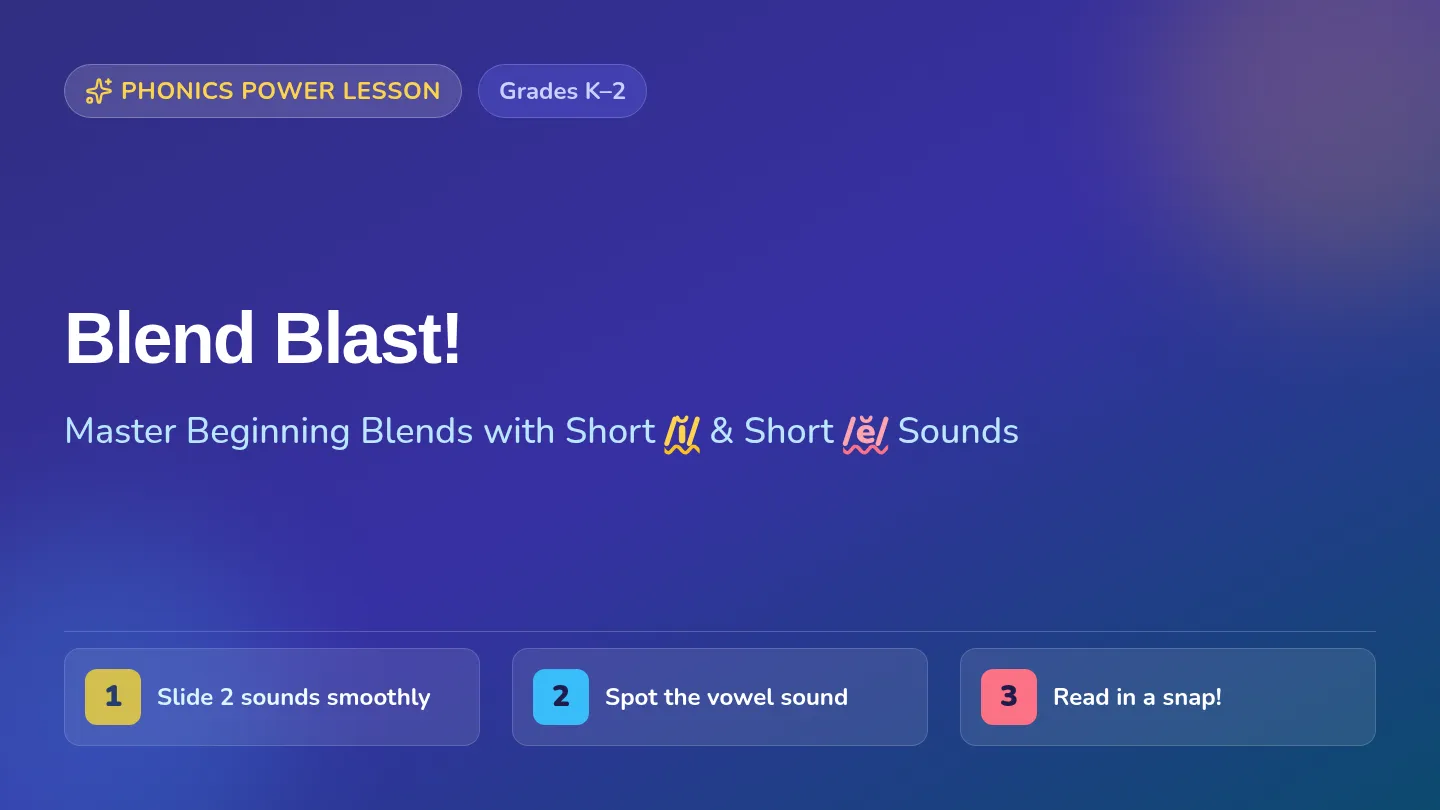 Blend Blast Slides