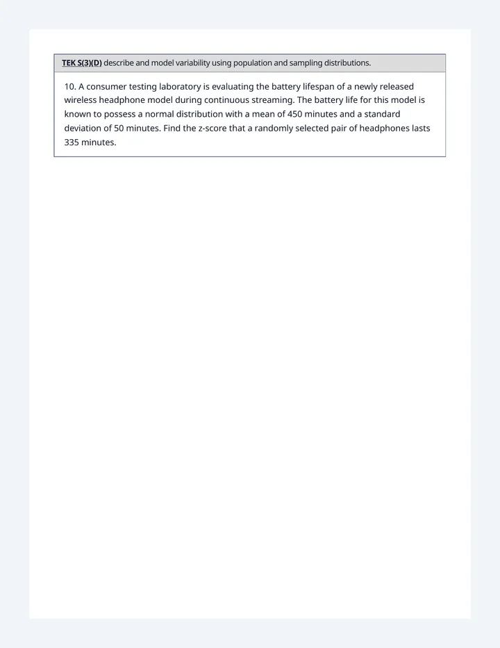 Z Score Review Worksheet