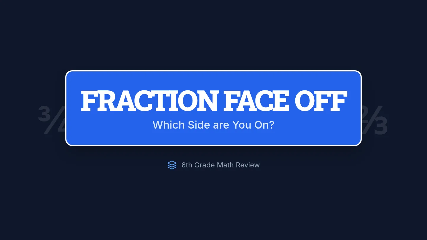 Fraction Face Off Slides