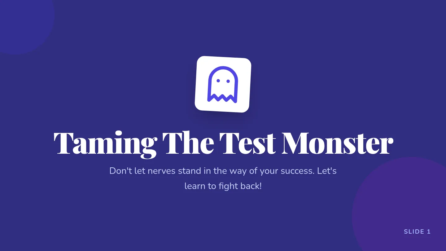 Test Monster Slides Deck