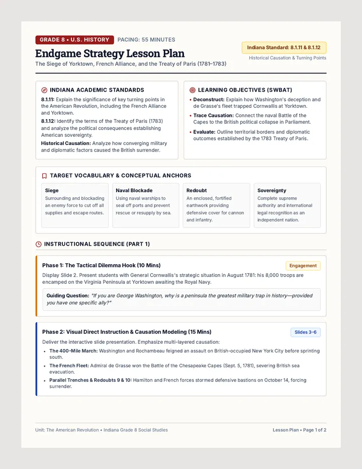 Endgame Strategy Lesson Plan