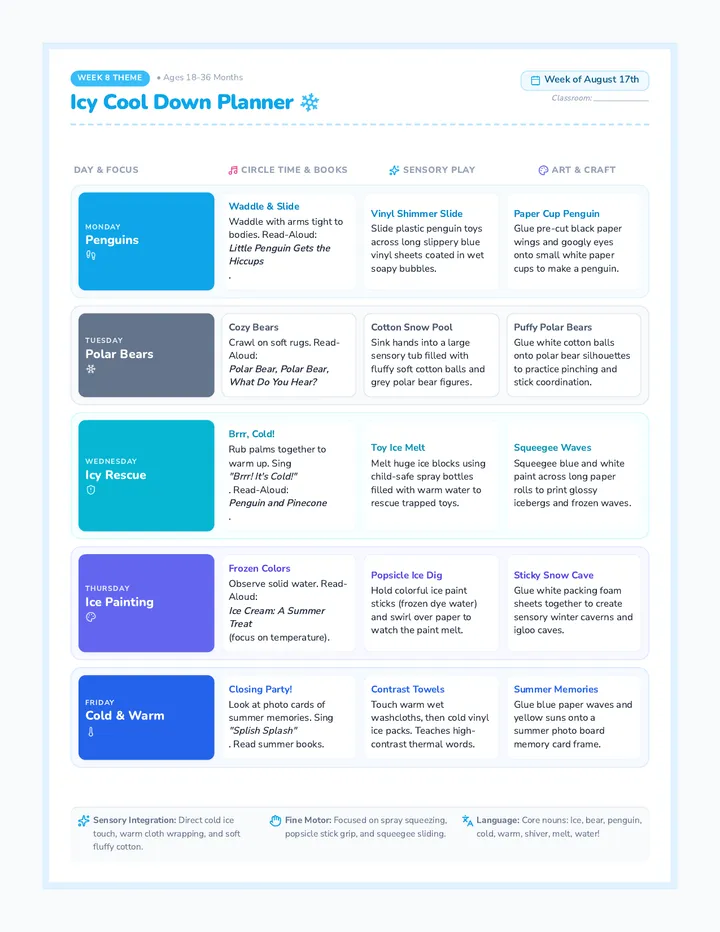 Icy Cool Planner
