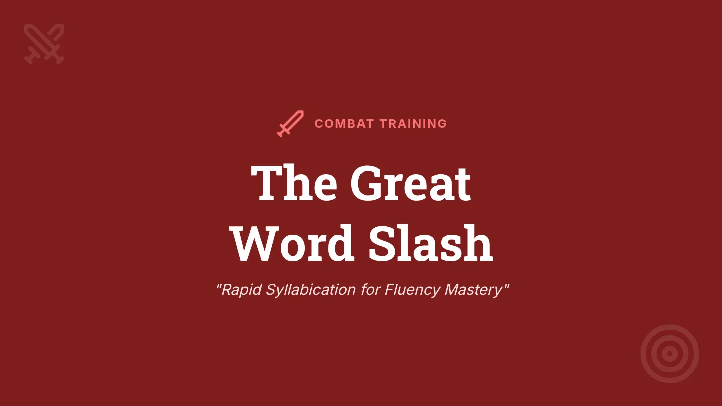 Word Slash Slides