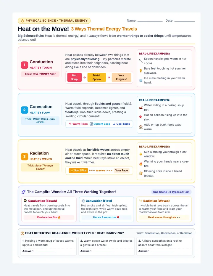 Heat on the Move Reading Guide