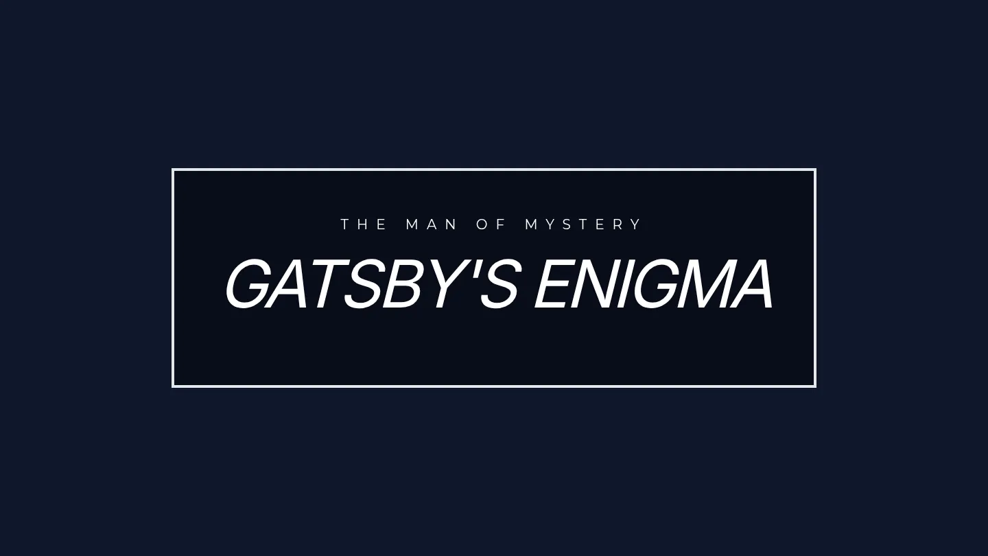 Gatsbys Enigma Slides