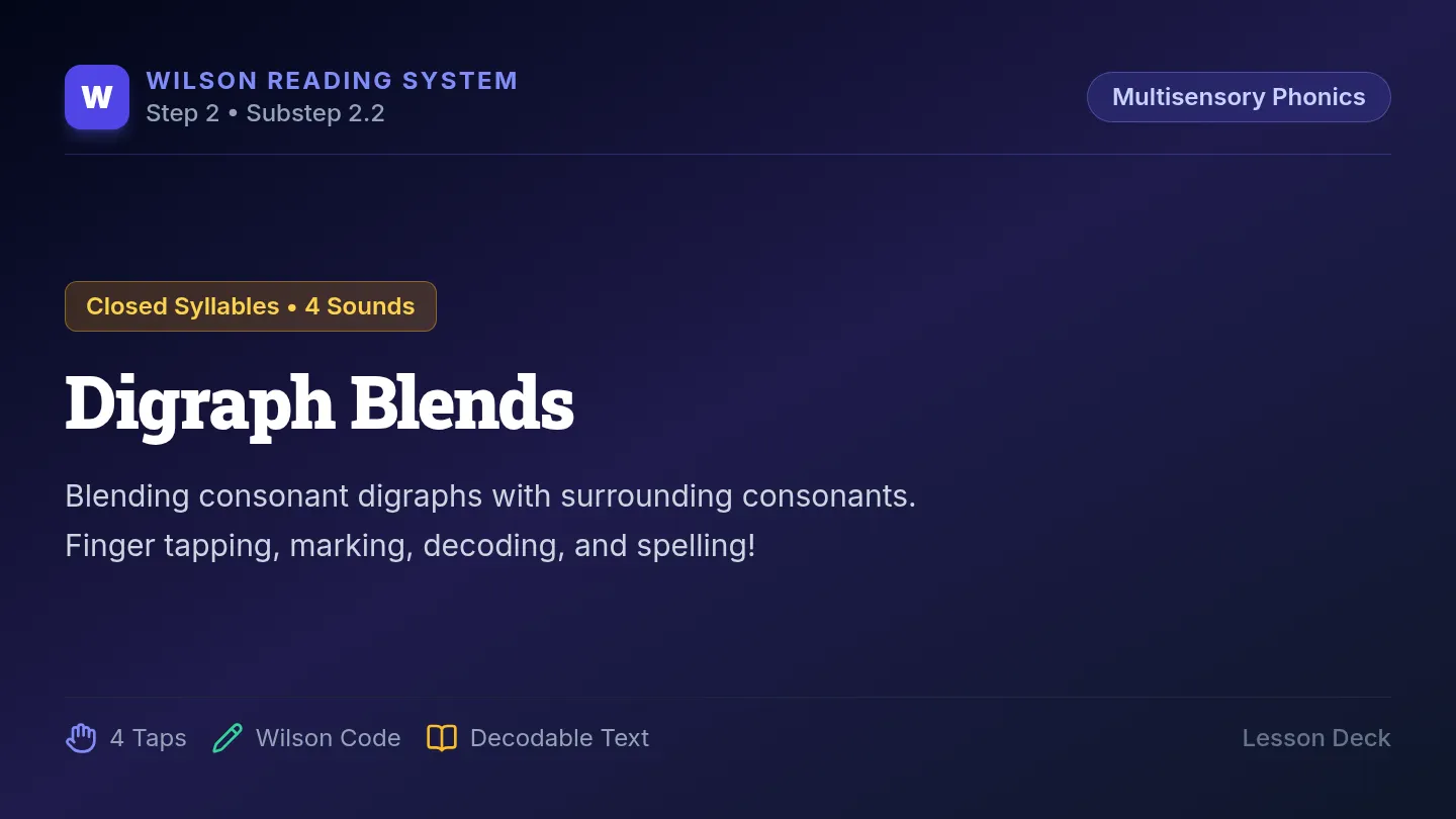 Digraph Blend Quest Slides