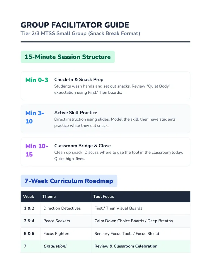 Lesson Facilitator Guide