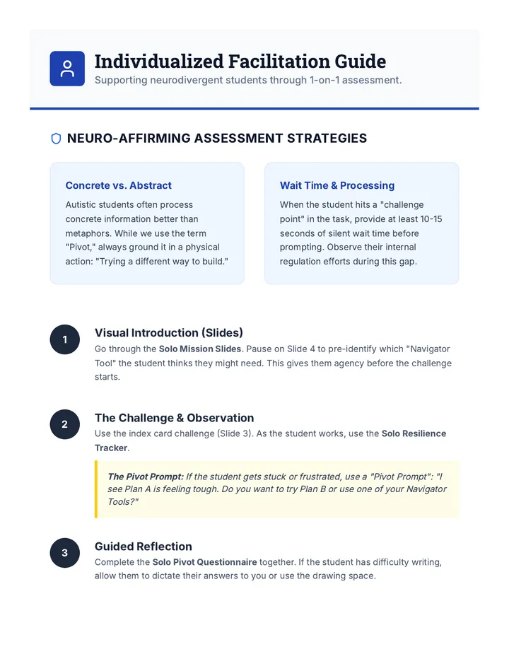 Individual Facilitation Guide