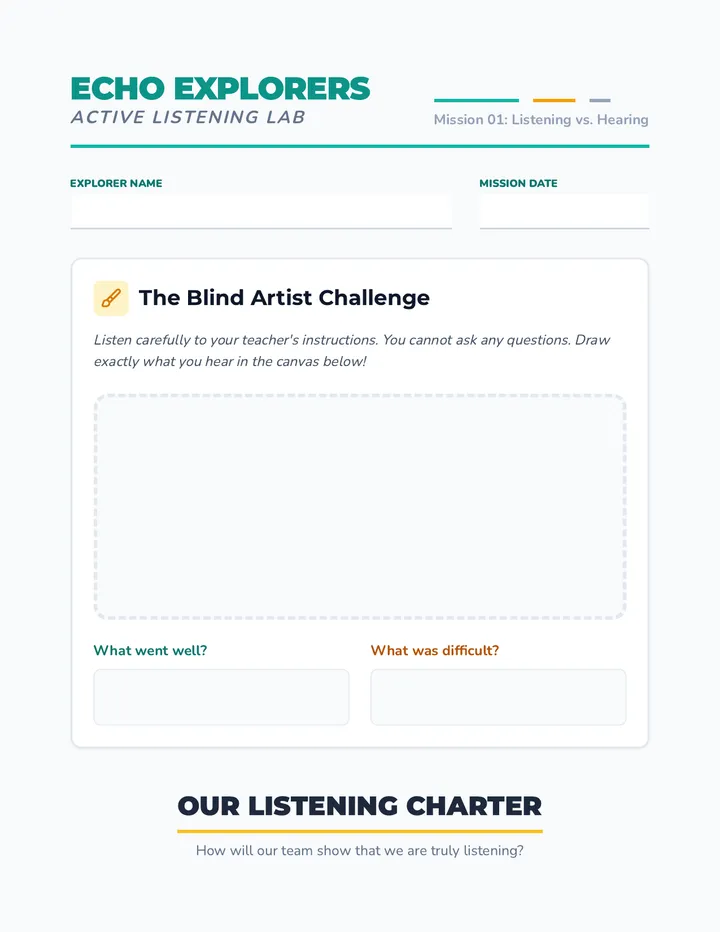 Listening Lab Worksheet