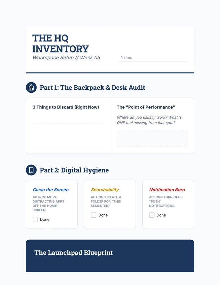 HQ Inventory Handout