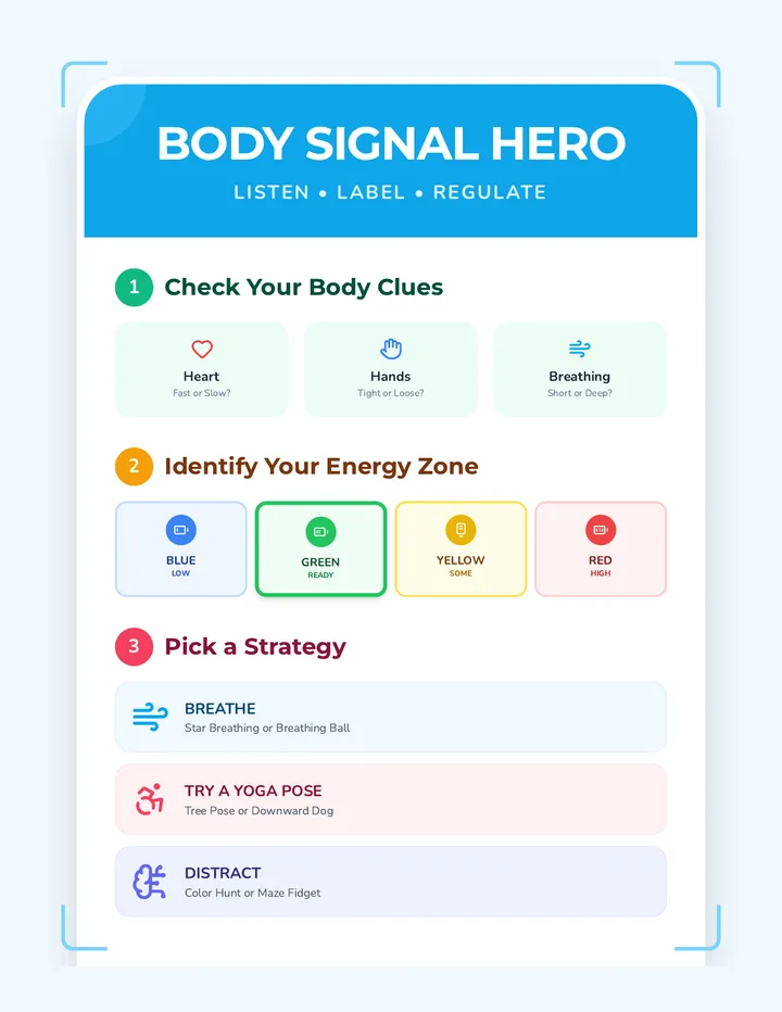 Body Signal Hero Poster