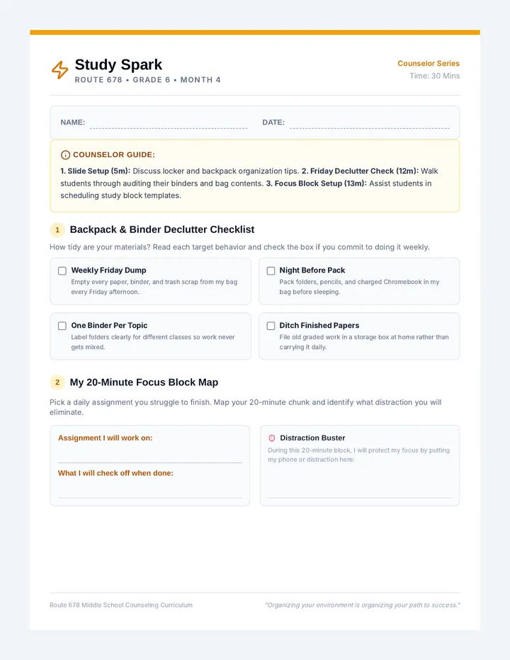 Academic Grit Worksheet