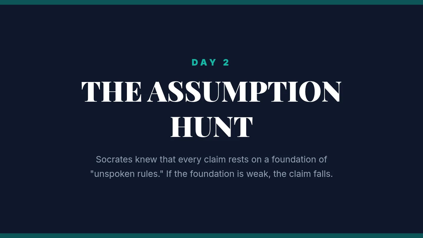 Assumption Hunt Slides